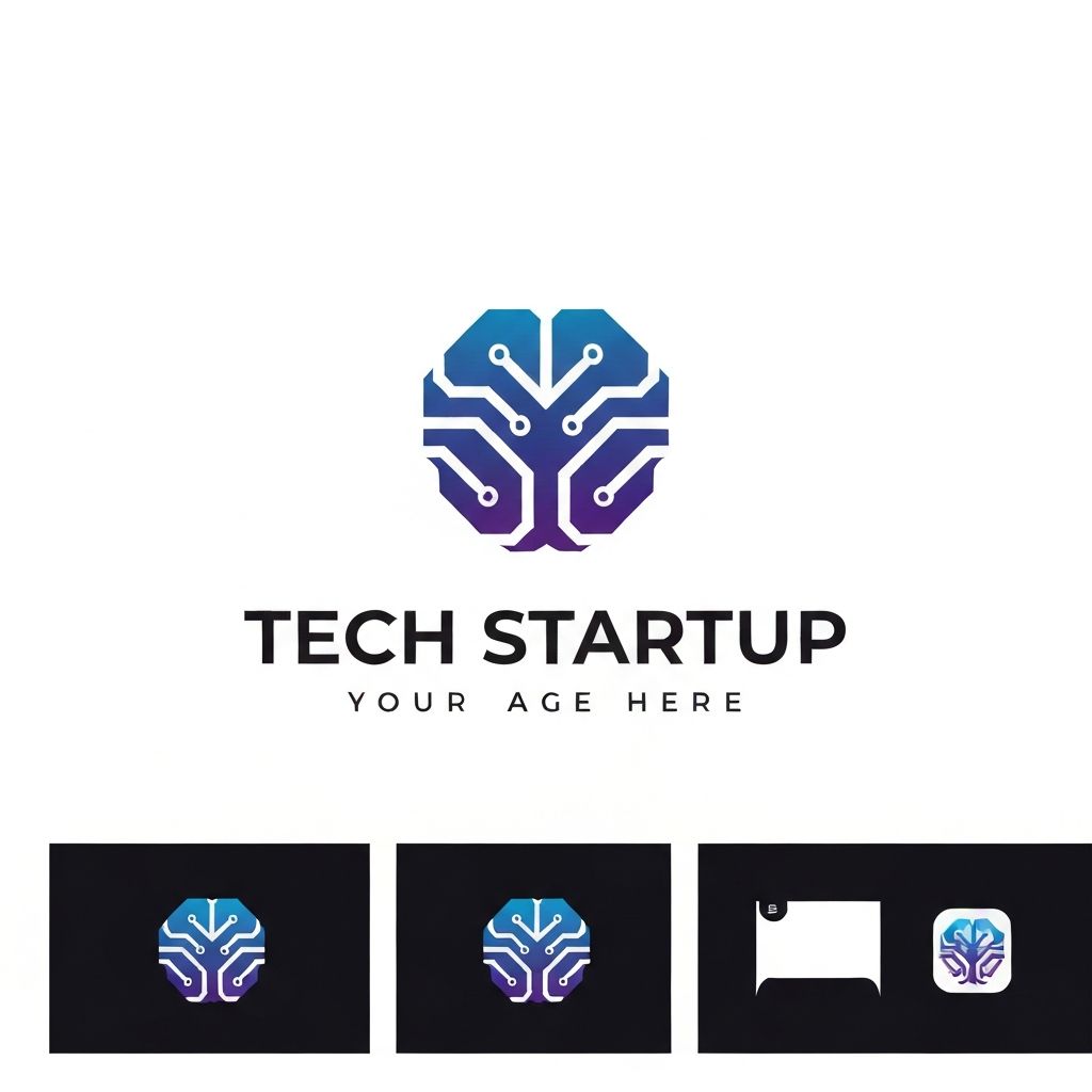 هوية شركة تقنية ناشئة